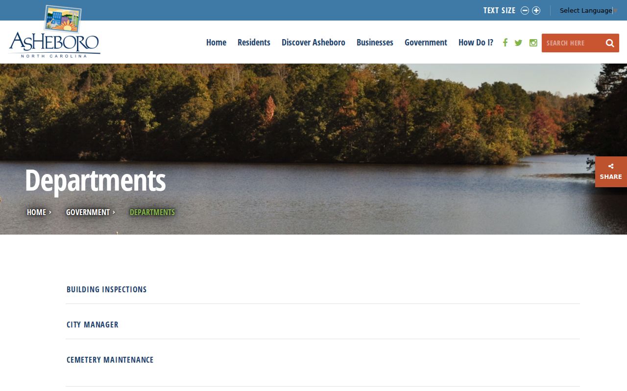Asheboro people search city department directory